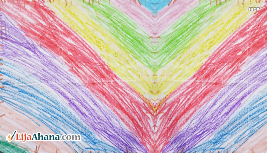 Kid Colors Pencil Drawing