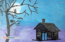 Night Scenery Drawing